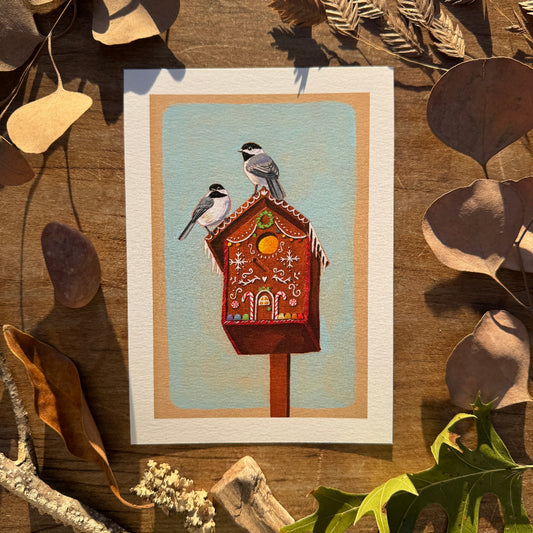 Gingerbird House | Art Print