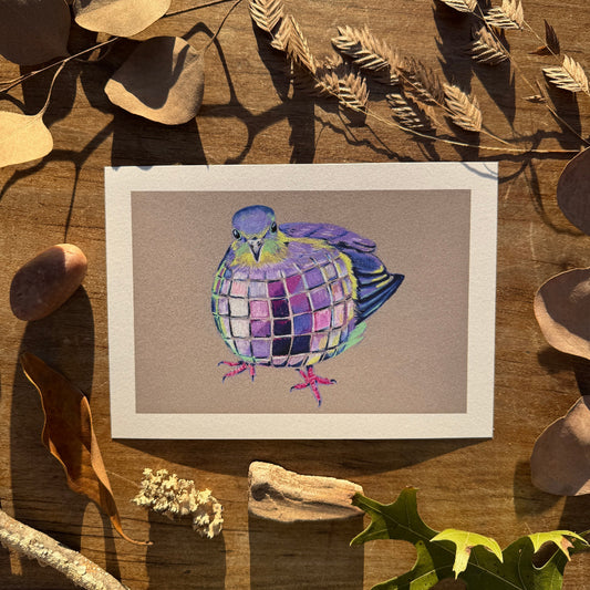 Disco Dove | Art Print
