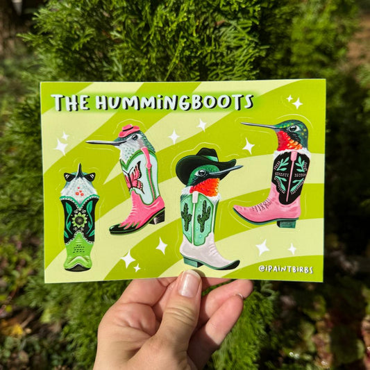 The Hummingboots (but make them Brat) || Sticker Sheet