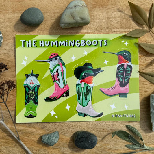 The Hummingboots (but make them Brat) || Sticker Sheet