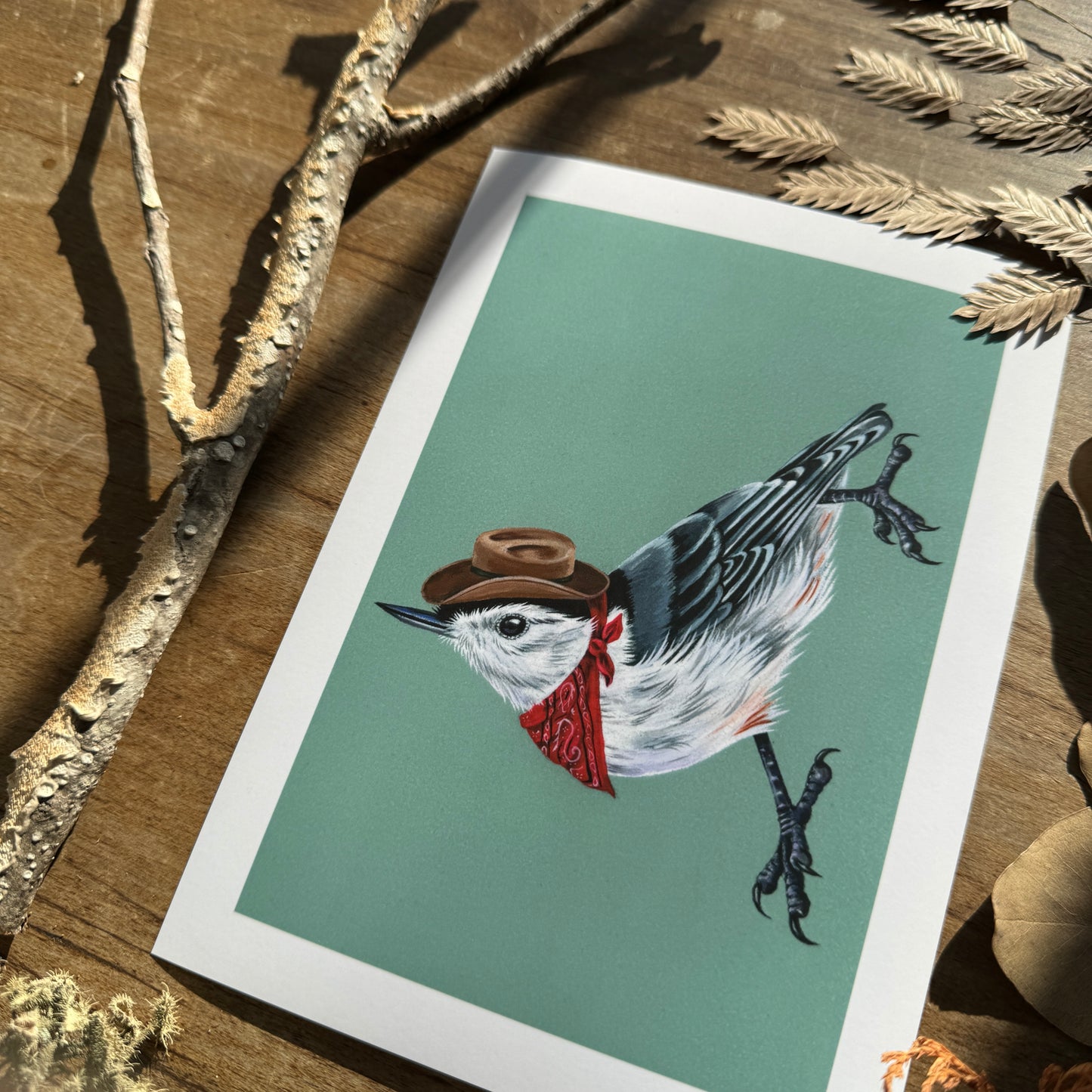 Cowpoke Nuthatch | Art Print