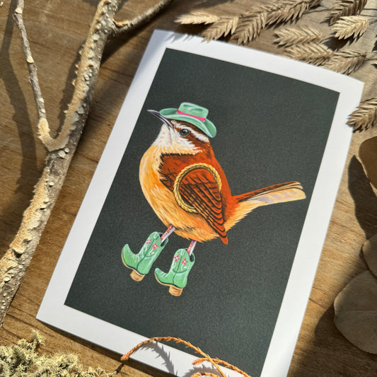 Wranglin' Wren | Art Print