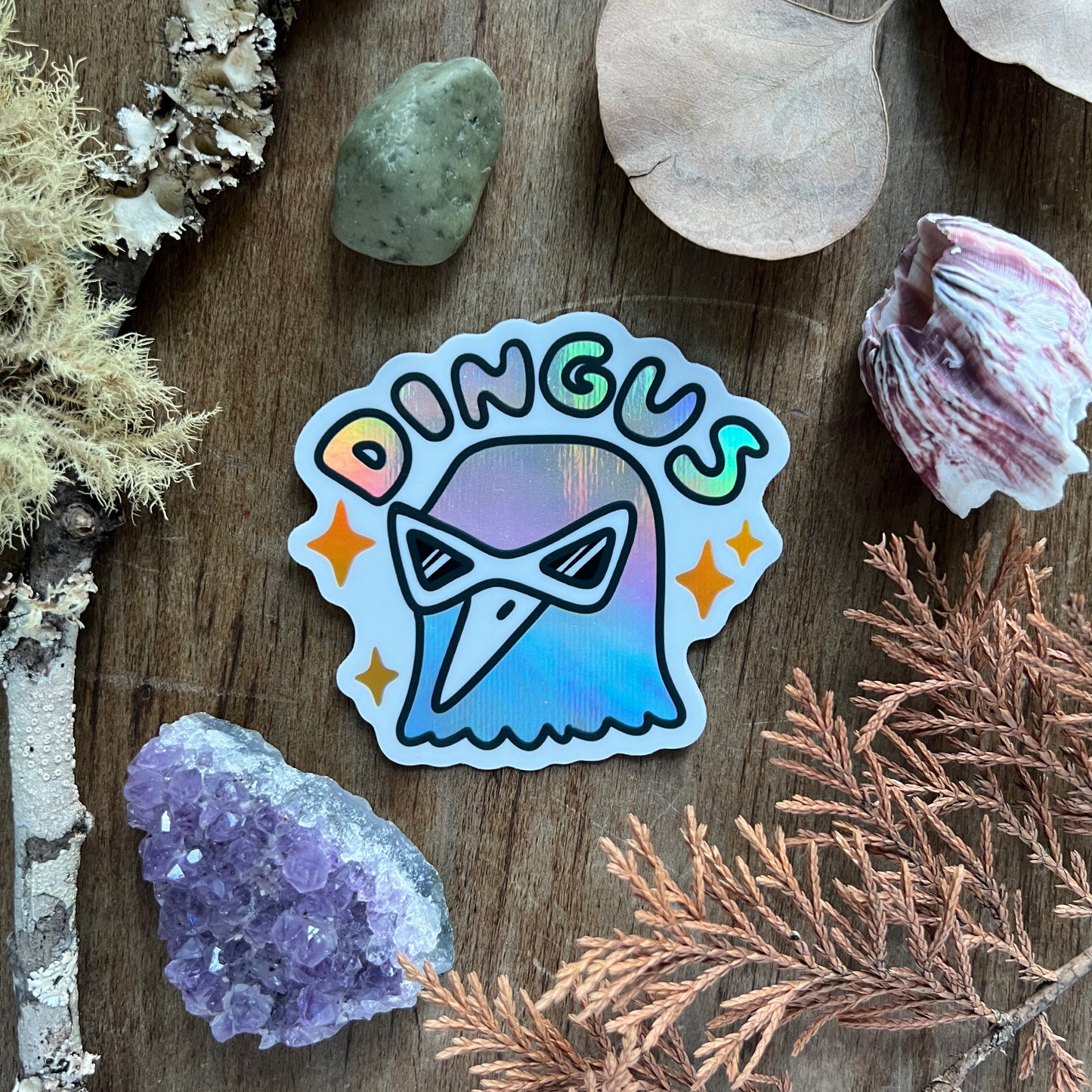 Holo ~DINGUS~ Sticker