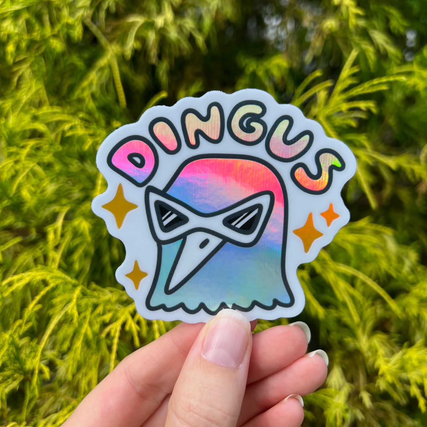 Holo ~DINGUS~ Sticker