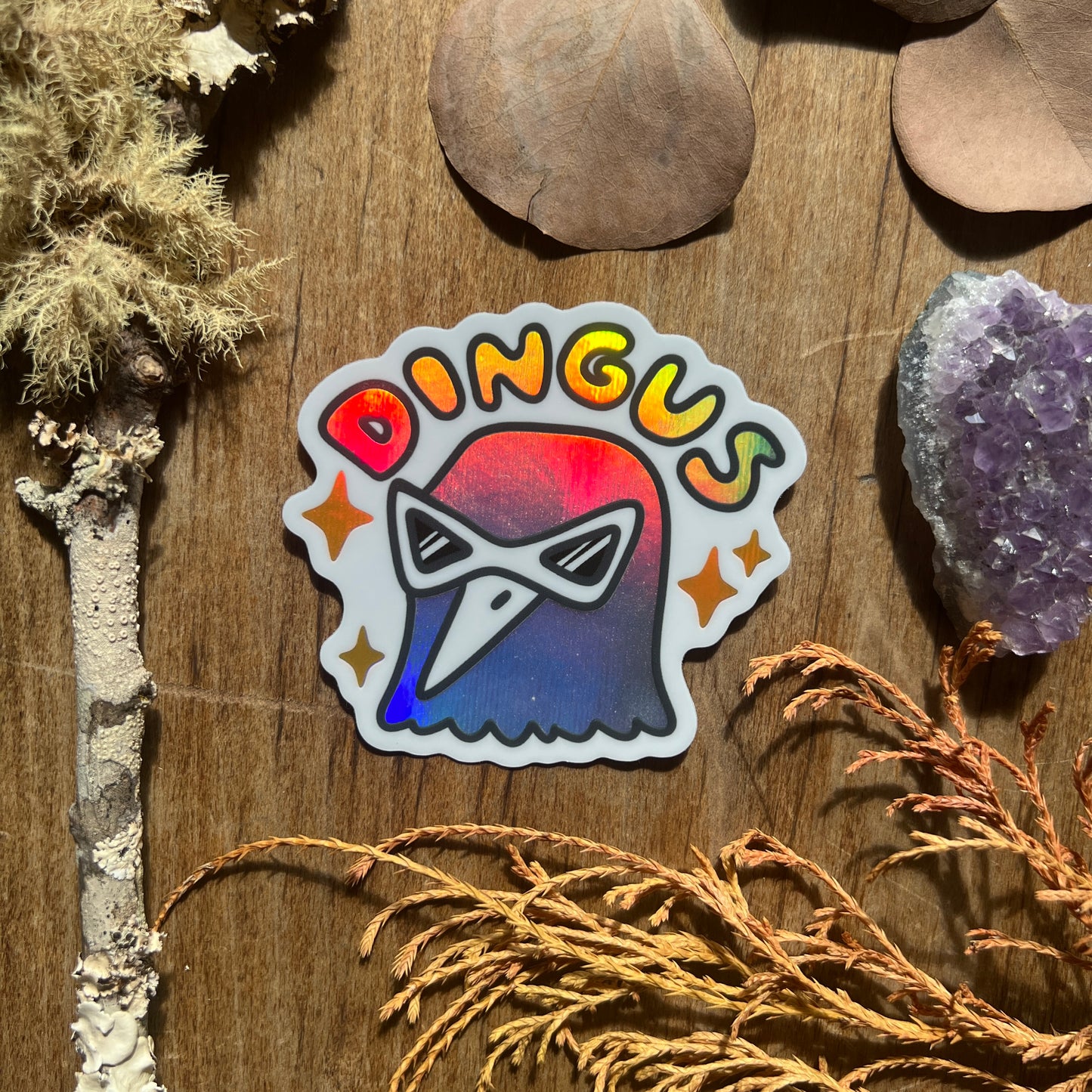 Holo ~DINGUS~ Sticker