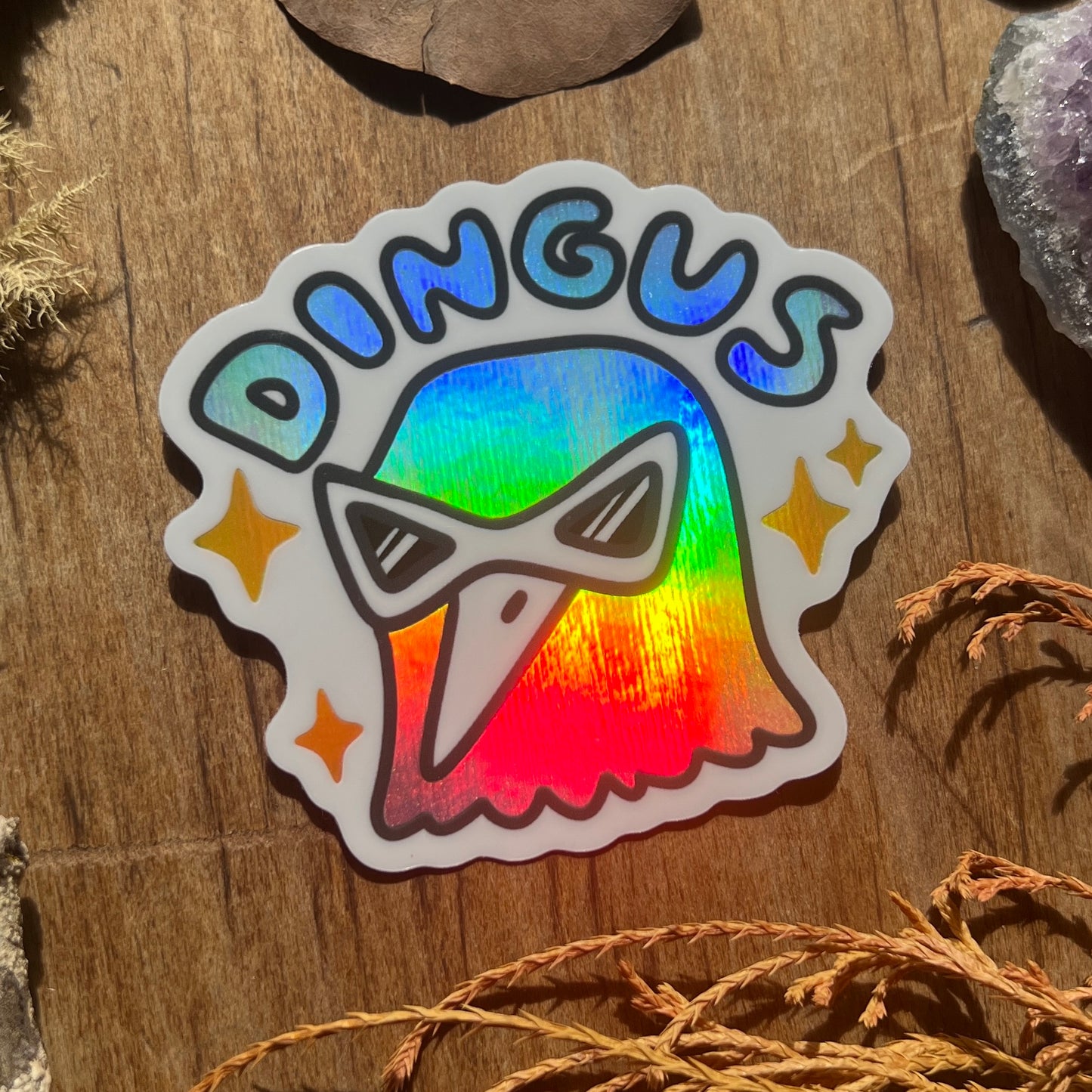 Holo ~DINGUS~ Sticker