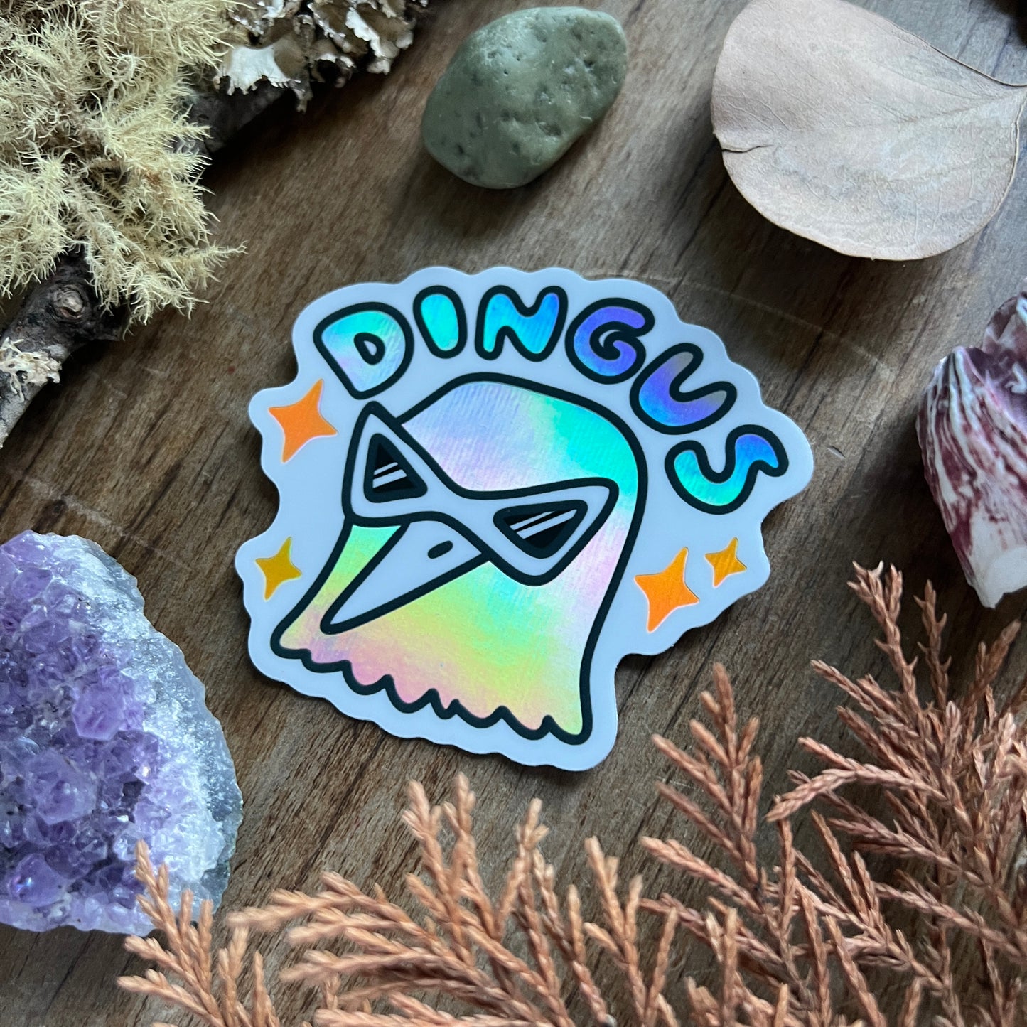 Holo ~DINGUS~ Sticker