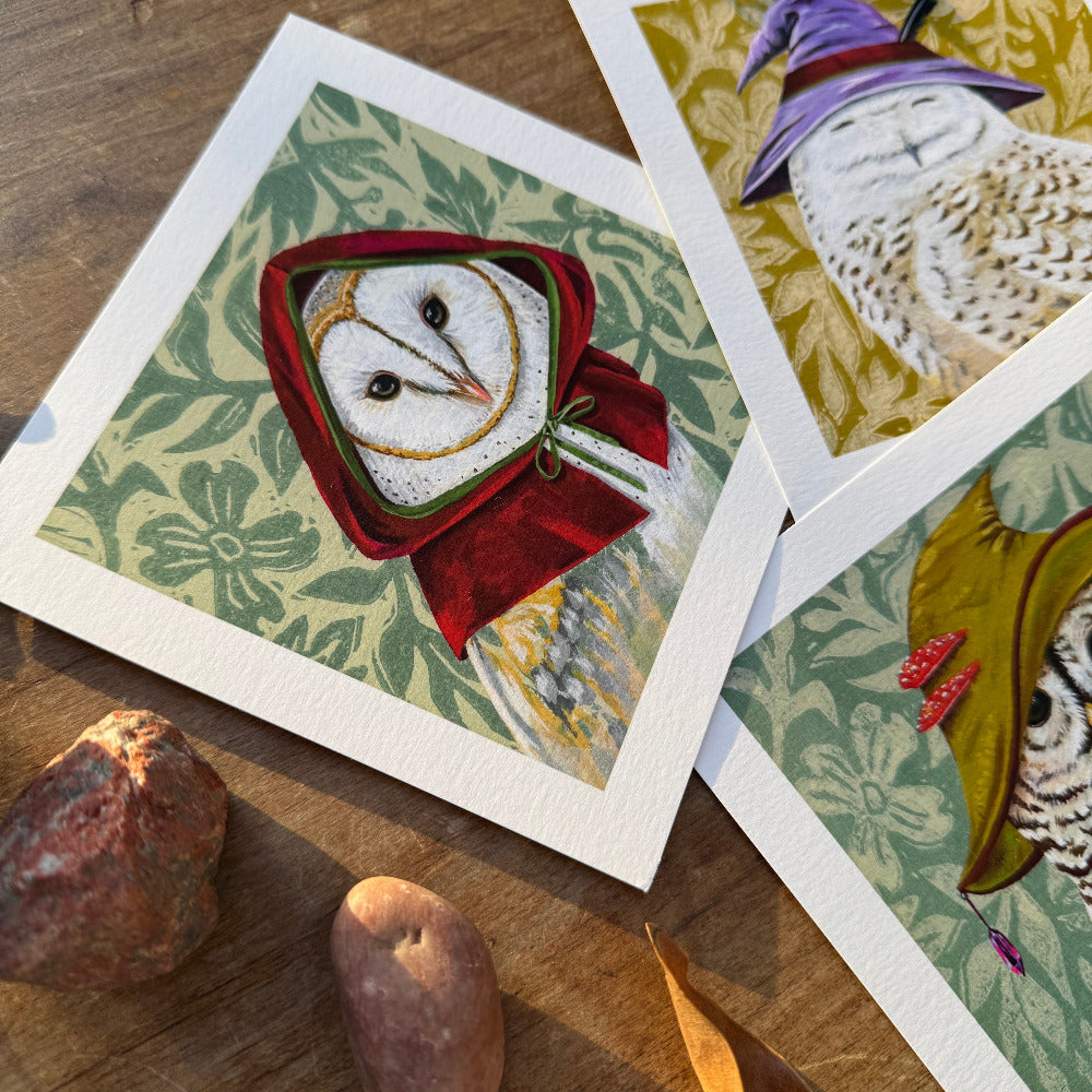 The Owls Three | Art Print Pack