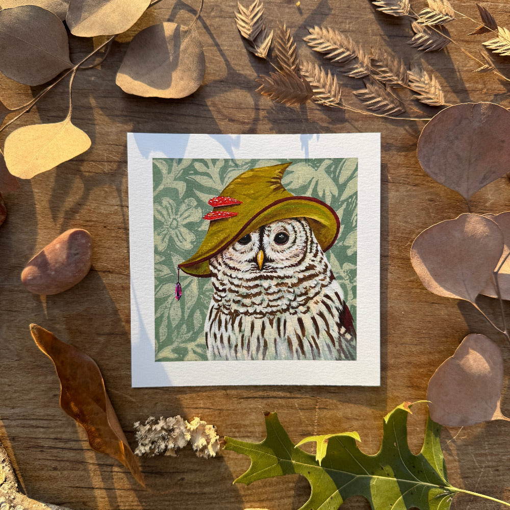 Druid Owl | Art Print