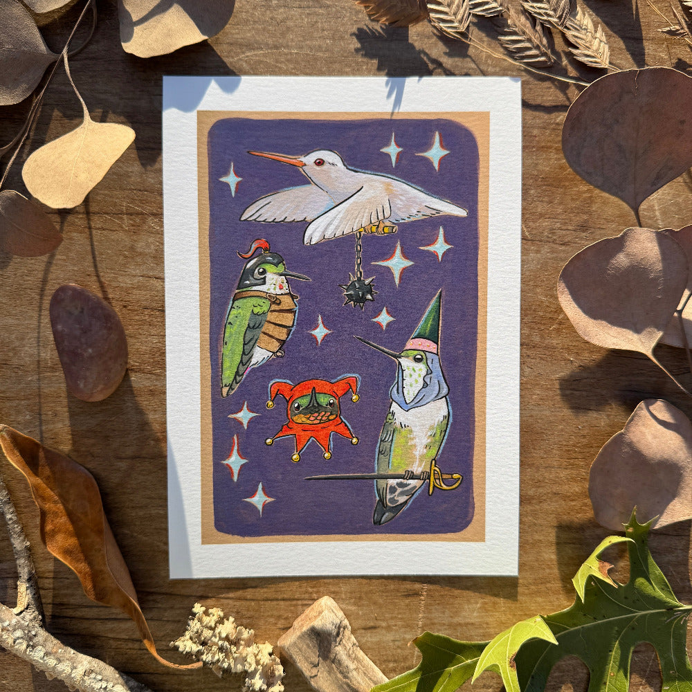 Ye Olde Birbs: Hummingbird Edition | Art Print
