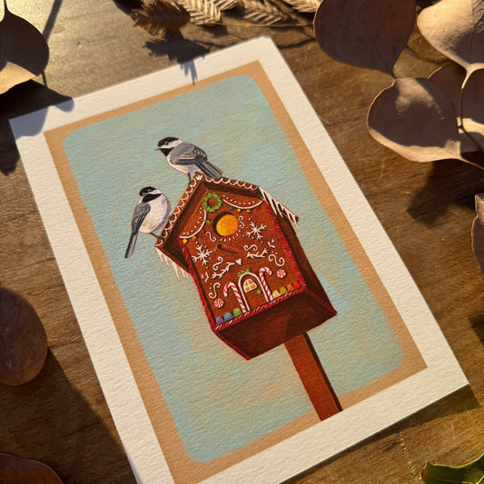 Gingerbird House | Art Print