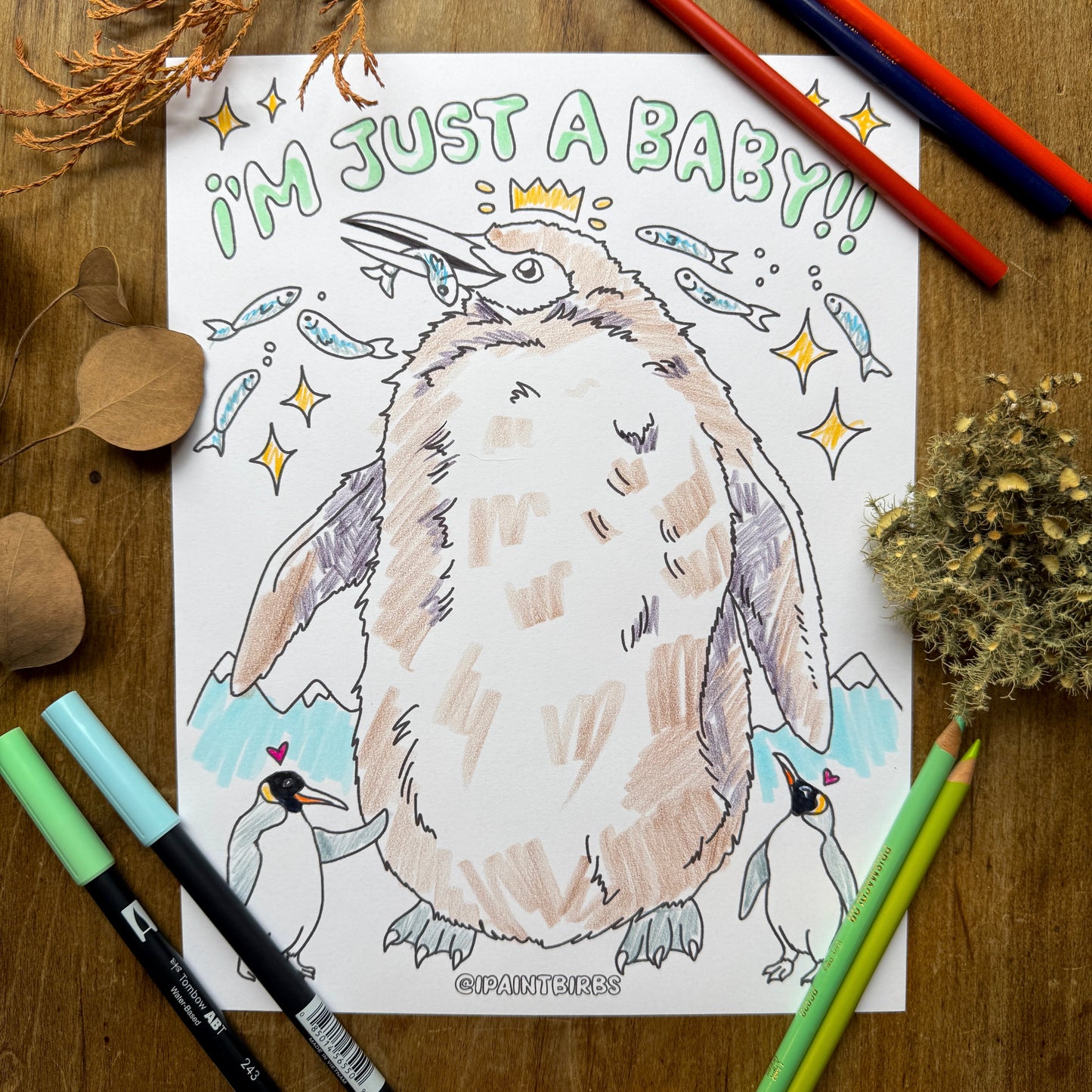 Big Baby Pesto | Coloring Page